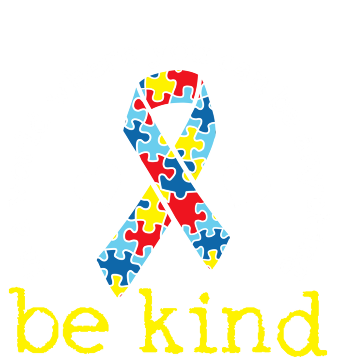 Autism Awareness Be Kind Kindness Ribbon Heart Button