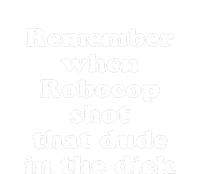 Remember When Robocop Shot That Dude In The Dick Kids Long Sleeve Shirt