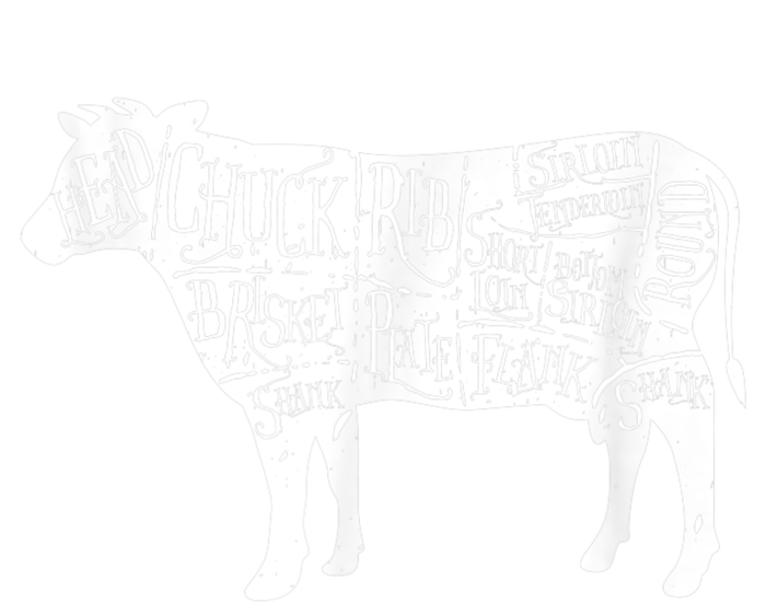 Cow Butcher Beef Cuts Diagram T-Shirt