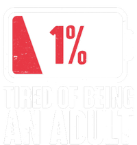 Funny Tired Of Being An Adult Low Battery Premium T-Shirt