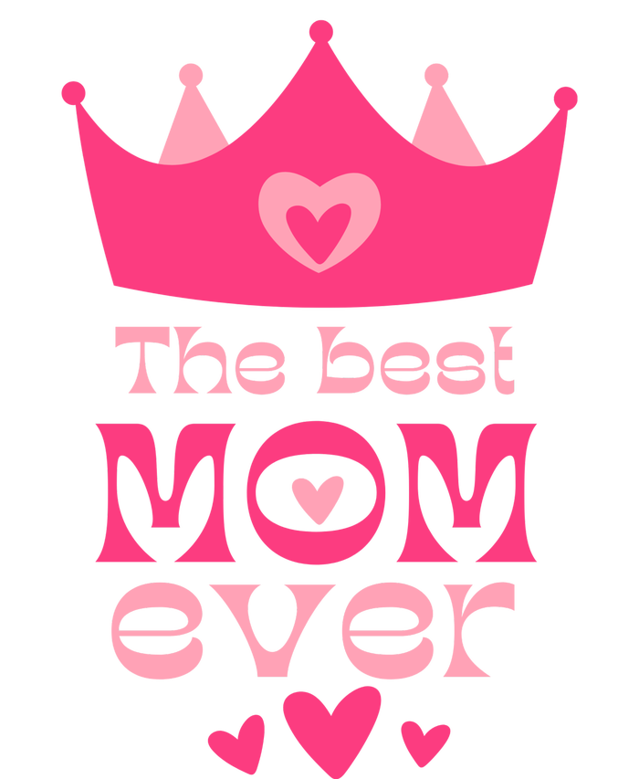 The Best Mom Ever Princess Womens CVC Long Sleeve Shirt