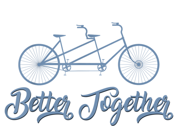 Better Together Tandem Bicycle Cyclist Bike Cycling Women's Pullover Hoodie