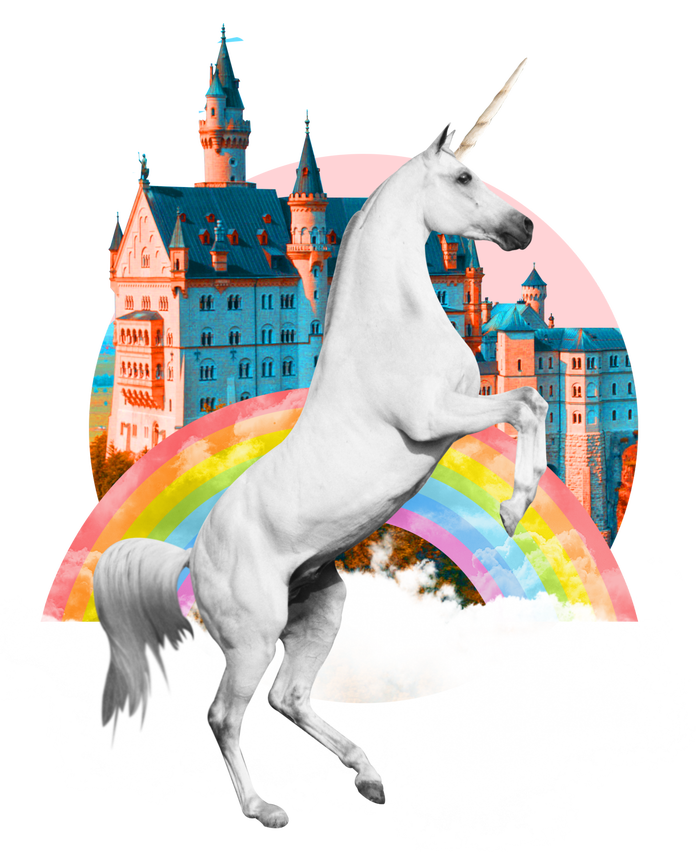 Magical Unicorn Castle PosiCharge Competitor Tank