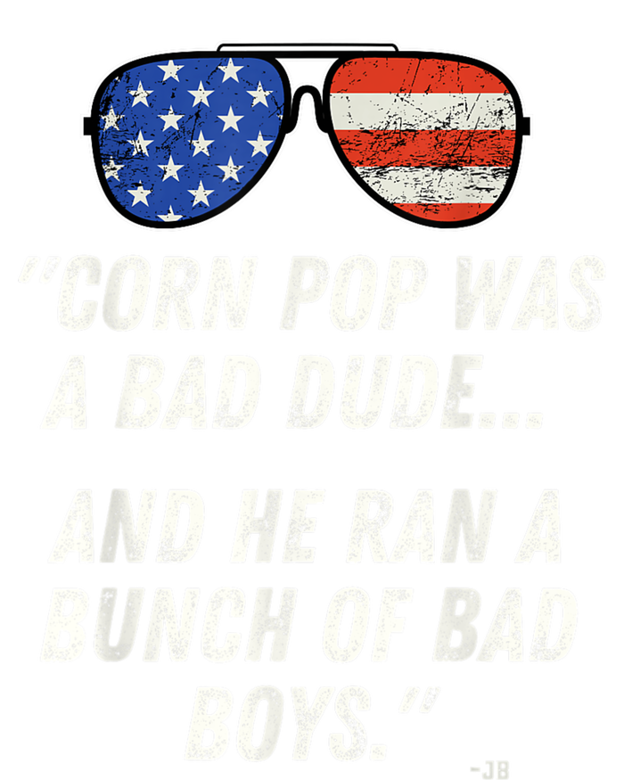 Corn Pop Was A Bad Dude Funny Joe Biden Parody Softstyle Adult Sport Polo