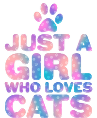 Funny Cute Just A Girl Who Loves Cats T-Shirt