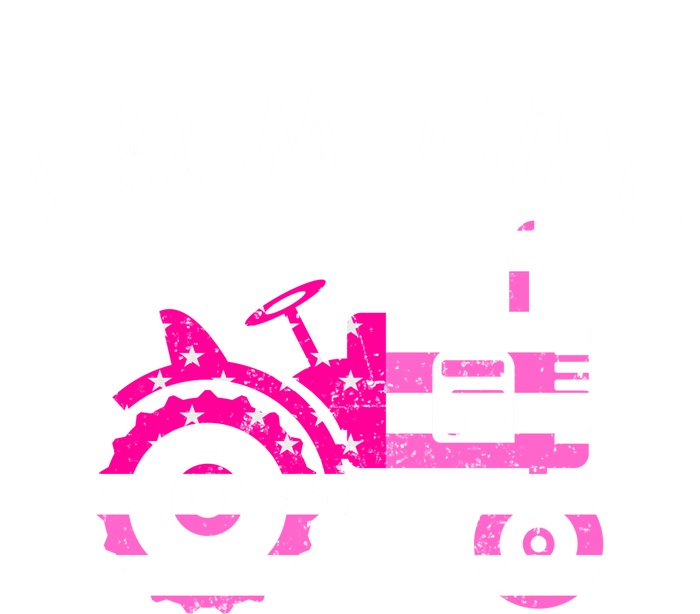 Farm Girl Pink Vintage Tractor Cool Gift Womens Gift Kids Sweatshirt