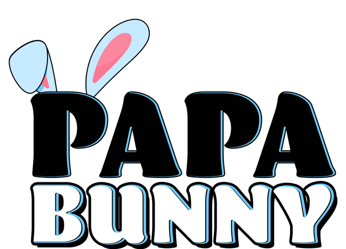 Cute Easter Papa Bunny Matching Family Shirts Women's Crop Top Tee