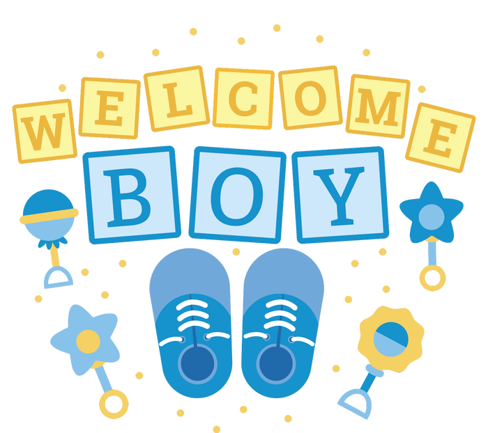 Welcome Baby Boy Gift Hoodie