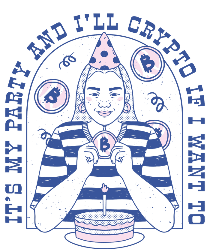 Crypto Bitcoin Birthday Funny T-Shirt