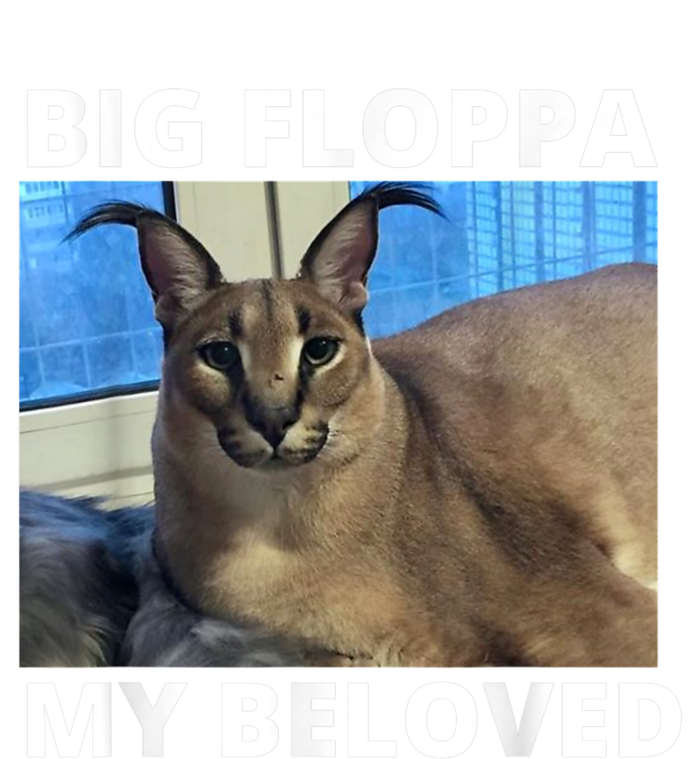 Big Floppa My Beloved Caracal Cat Meme Drawstring Bag