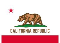 Bear Flag. California Republic State Flag Of California Garment-Dyed Heavyweight T-Shirt