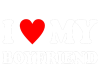 I Love My Boyfriend Heart Girlfriend Couples Full Zip Hoodie