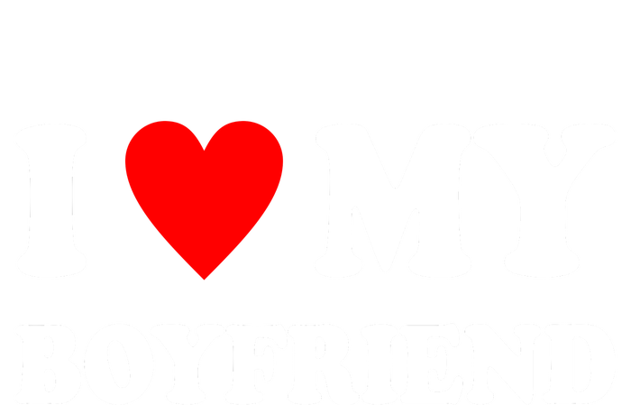 I Love My Boyfriend Heart Girlfriend Couples Full Zip Hoodie