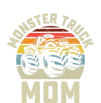 Monster Truck Mom Vintage Retro Style Women Women's Crop Top Tee