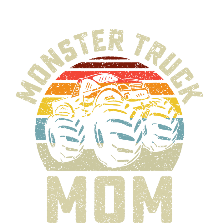 Monster Truck Mom Vintage Retro Style Women Women's Crop Top Tee