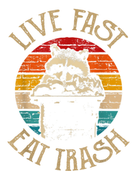 Live Fast Eat Trash Can Raccoon Camping Or Hiking Tie-Dye T-Shirt