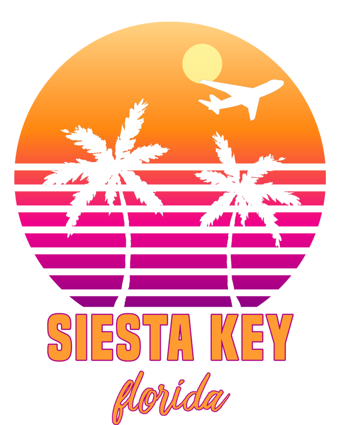 Summer, Siesta Key Florida Vintage Retro Sunset Palm Tree Tank Top