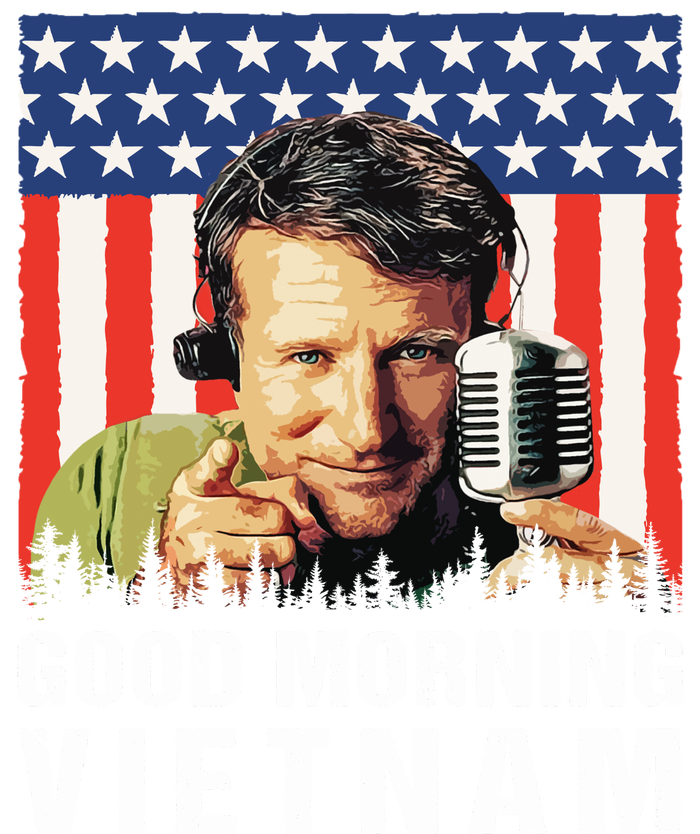 Good Morning Vietnam, Famous Quote Movies 1980s Flat Bill Trucker Hat