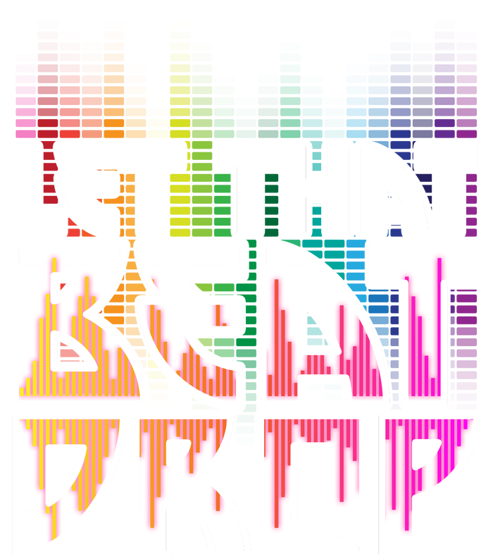 Let That Beat Drop Rainbow Equalizer Dance Music Lover T-Shirt