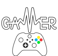 Gamer Heartbeat Xbox White Tall Sweatshirt