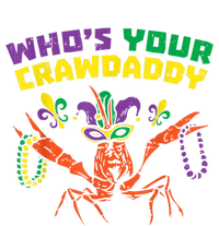 Whos Your Crawdaddy Crawfish Jester Beads Funny Mardi Gras Button