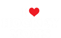 I Love Hockey Moms Funny Design Gift Women's Flannel Pajama Set