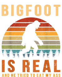 Bigfoot Is Real And He Tried To Eat My Ass Funny Sasquatch Toddler Long Sleeve Shirt