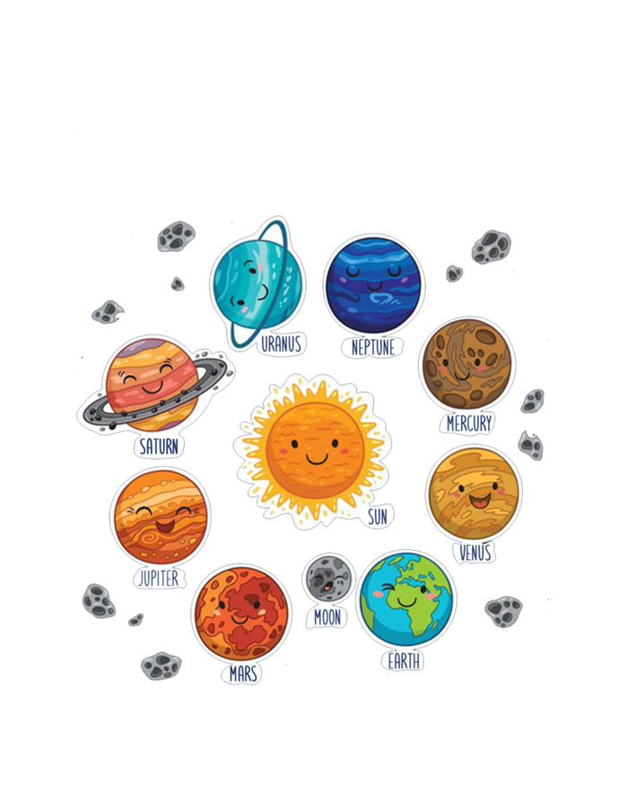 Just A Girl Who Loves Planets And Solar System Space Science Gift Zip Tote Bag