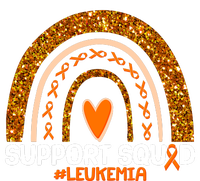 Support Squad #Leukemia Orange Ribbon Rainbow T-Shirt