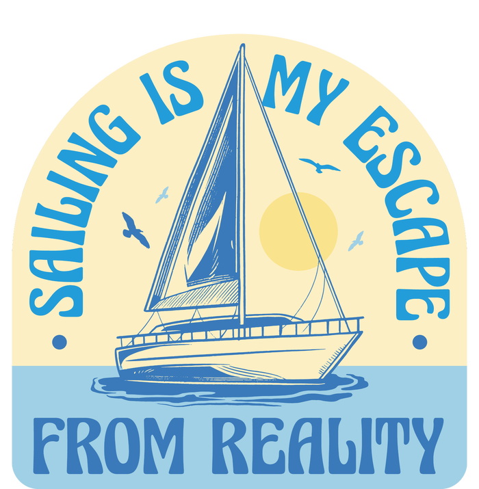 Sailing Is My Escape From Reality Women's V-Neck T-Shirt