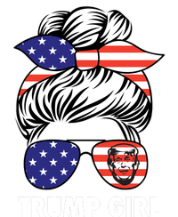 Trump Girl USA American Flag Sunglasses Bandana T-Shirt