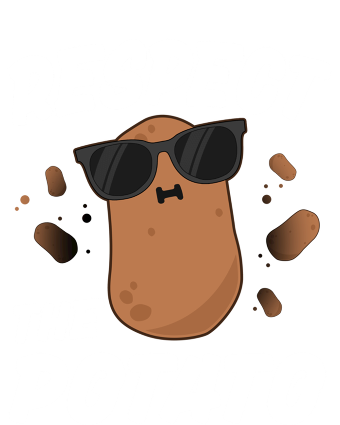 Respect The Potato Gift For Kids Boys Men Funny Vegetable Gift T-Shirt