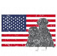 Black Labs Matter Parody Labrador Dog 4th Of July T-Shirt