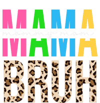 Mama Mommy Mom Bruh Cheetah Print Kids Hoodie