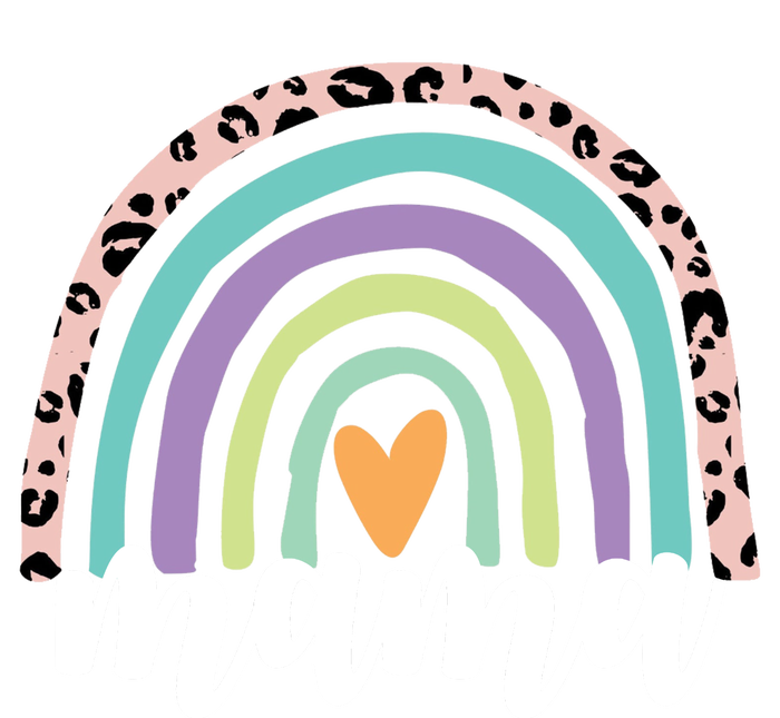 Mama Cheetah Rainbow Heart T-Shirt