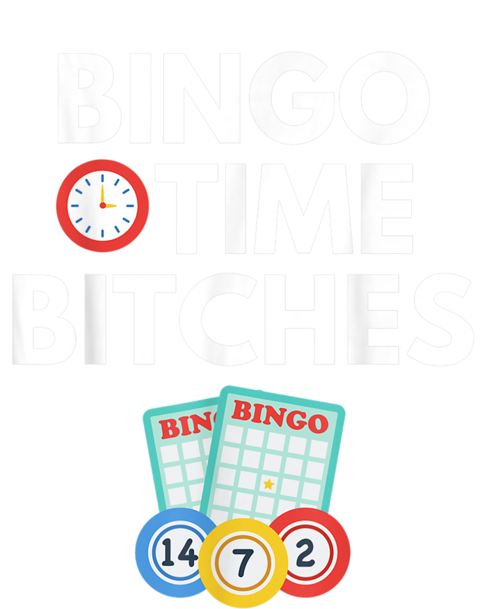 Bingo Time Bitches Funny Bingo Player Game Lover Humor Dry Zone Grid Polo