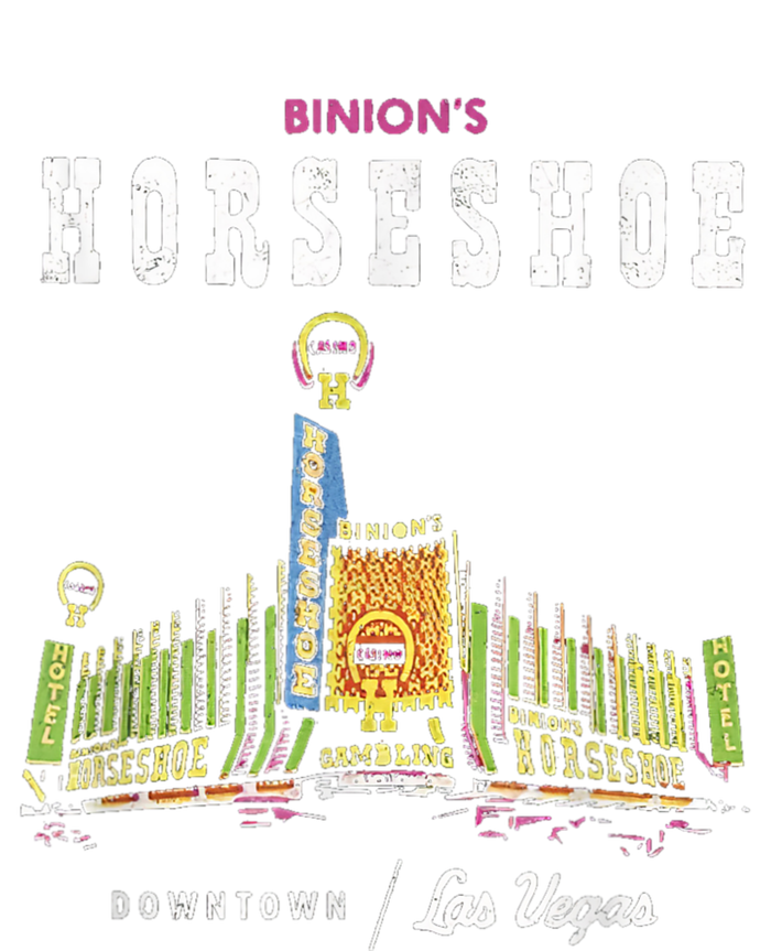 Binion's Horseshoe Hotel Casino Vintage Retro Las Vegas Yupoong Adult 5-Panel Trucker Hat