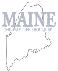 Maine The Way Life Should Be State Pride Wool Snapback Cap