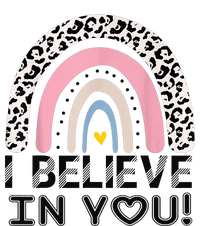 I Believe In You Cheetah Rainbow Cute Gift Sustainable Bucket Hat