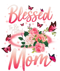 Mother's Day Blessed To Be Called Mom Butterflies And Roses PosiCharge RacerMesh Polo