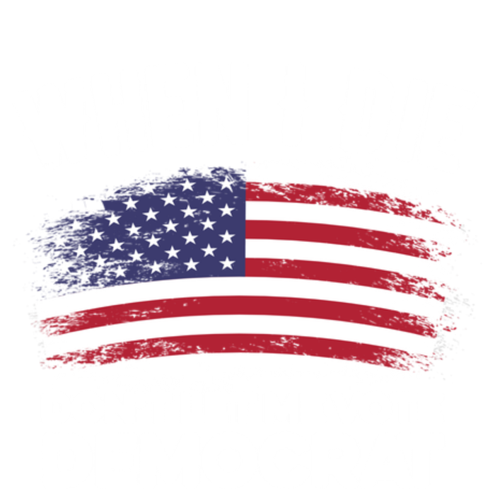 When I Die Don't Let Me Vote Democrat Anti Biden Flag Cooling Performance Crew T-Shirt