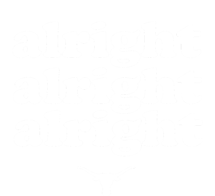 Alright, Alright, Alright Texas Bull Texas Pride State USA Valucap Bio-Washed Visor