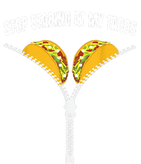 Stop Staring At My Tacos Zip Funny Zip Tote Bag