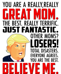 Trump You Are A Really Really Great Mom Dry Zone Grid Polo