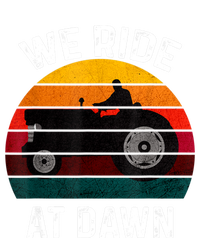 We Ride At Dawn Lawn Mower Lawn Mowing Dad Yard Work For Men Kids T-Shirt