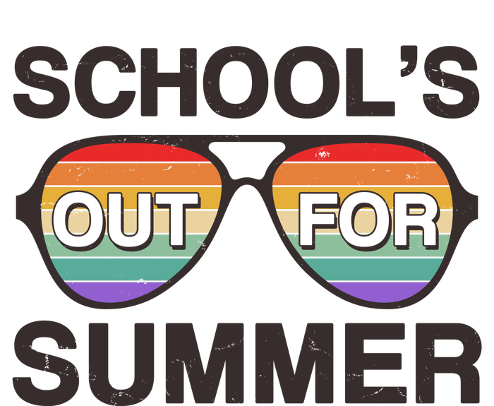 Vintage School's Out For Summer Retro Sunglasses T-Shirt