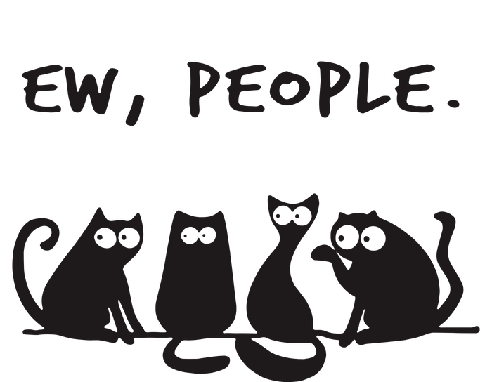 Ew People Meowy Cat Lovers Magnet