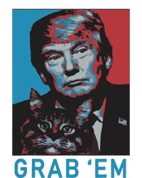 Funny Trump Cat Grab Em Cat T-Shirt