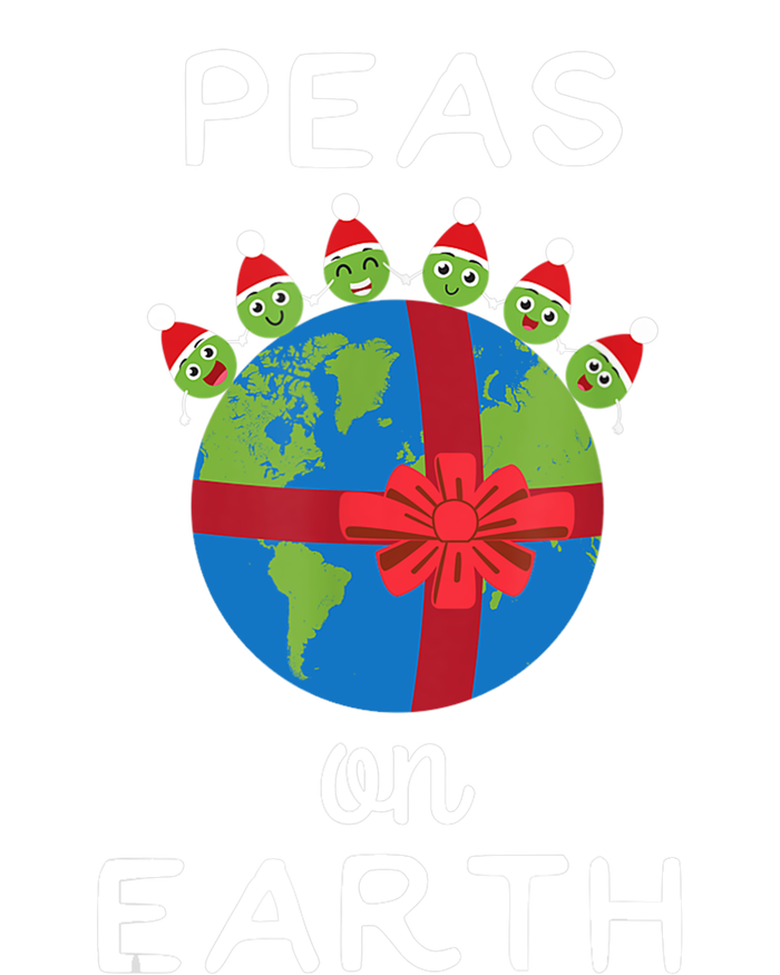 Christmas Peas On Earth World Peace Pea Design T Hoodie