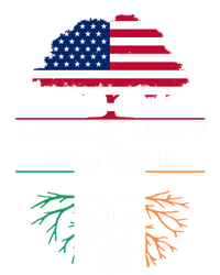 Funny American Grown With Irish Roots Ireland Gift Cooling Performance Long Sleeve Crew